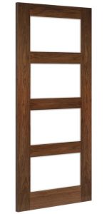 Coventry Glazed Walnut Door - Image 3