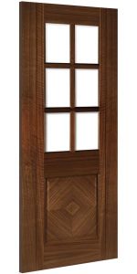 Kensington Glazed Walnut Door - Image 3