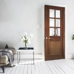 Kensington Glazed Walnut Door
