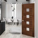 Pamplona Glazed Walnut Door