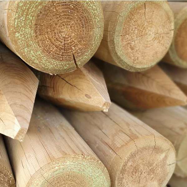 Round Fencing Post