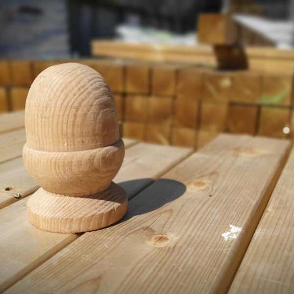 Acorn Post Cap
