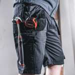 Workman Shorts Grey/Black - Image 2