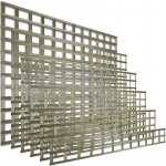 Websters Timber Square Trellis - All Size Variations