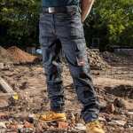 Workman Trousers Grey/Black - Image 2