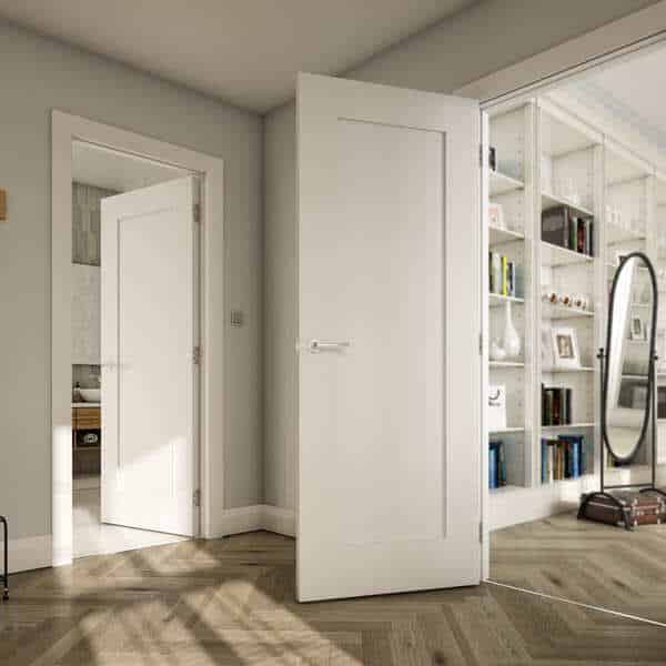 Denver White Primed Door