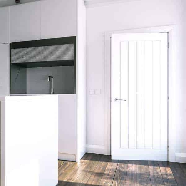 Ely White Primed Door