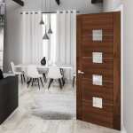 Pamplona Glazed Walnut Door